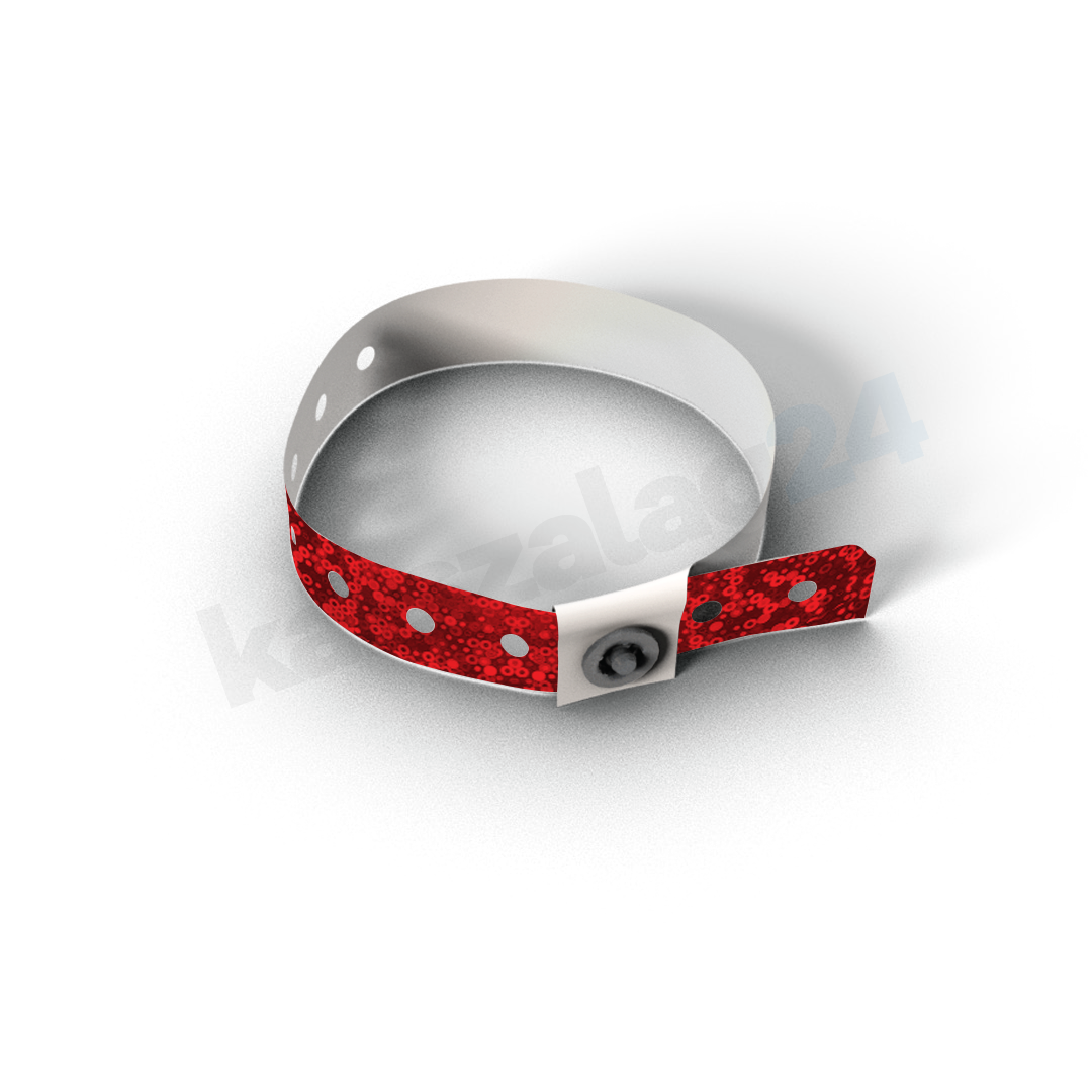 vip műanyag karszalagok piros holografikus vip műanyag karszalagok piros holografikus