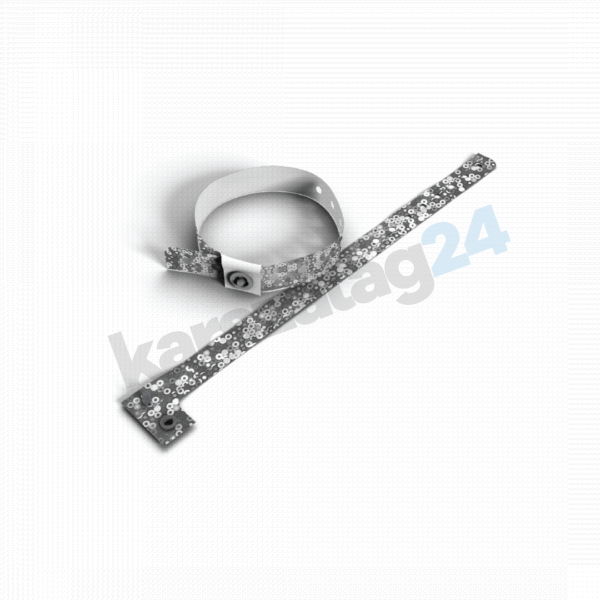 vip karszalagok ezüst holografikus