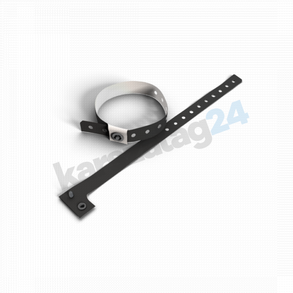 műanyag fekete karszalag