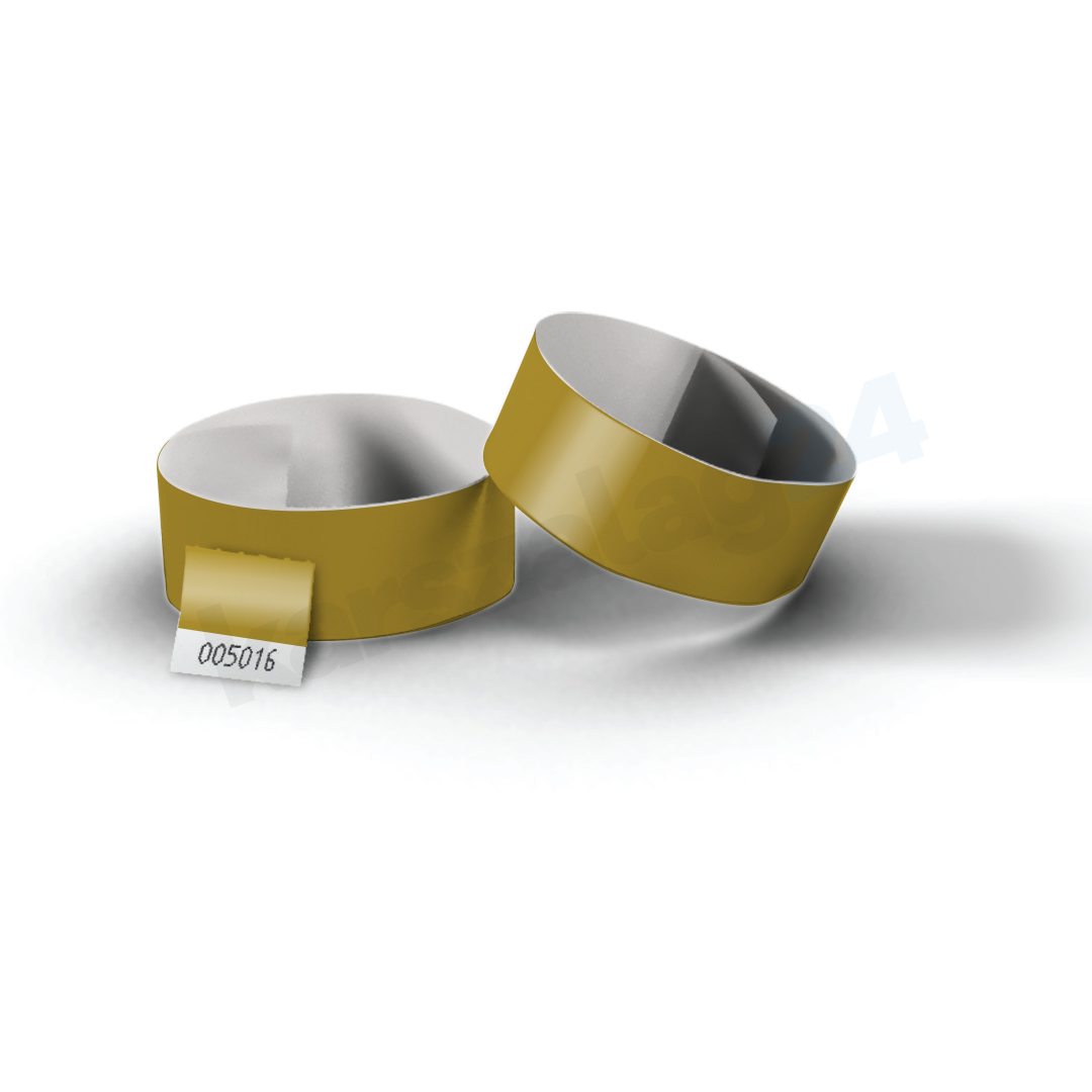 tyvek karszalag arany Tőszelvényes tyvek karszalag arany