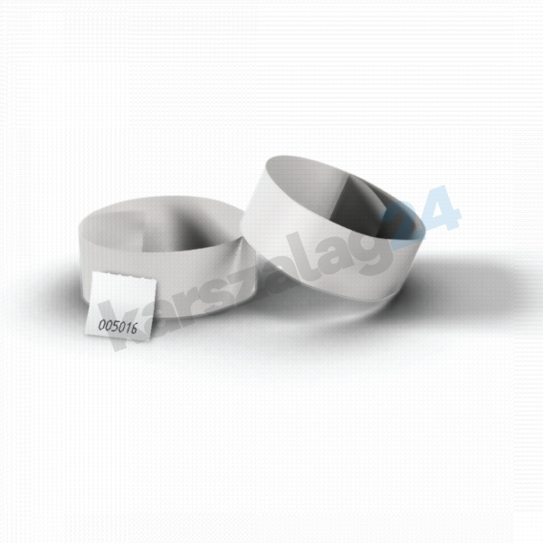 Tőszelvényes tyvek karszalag fehér