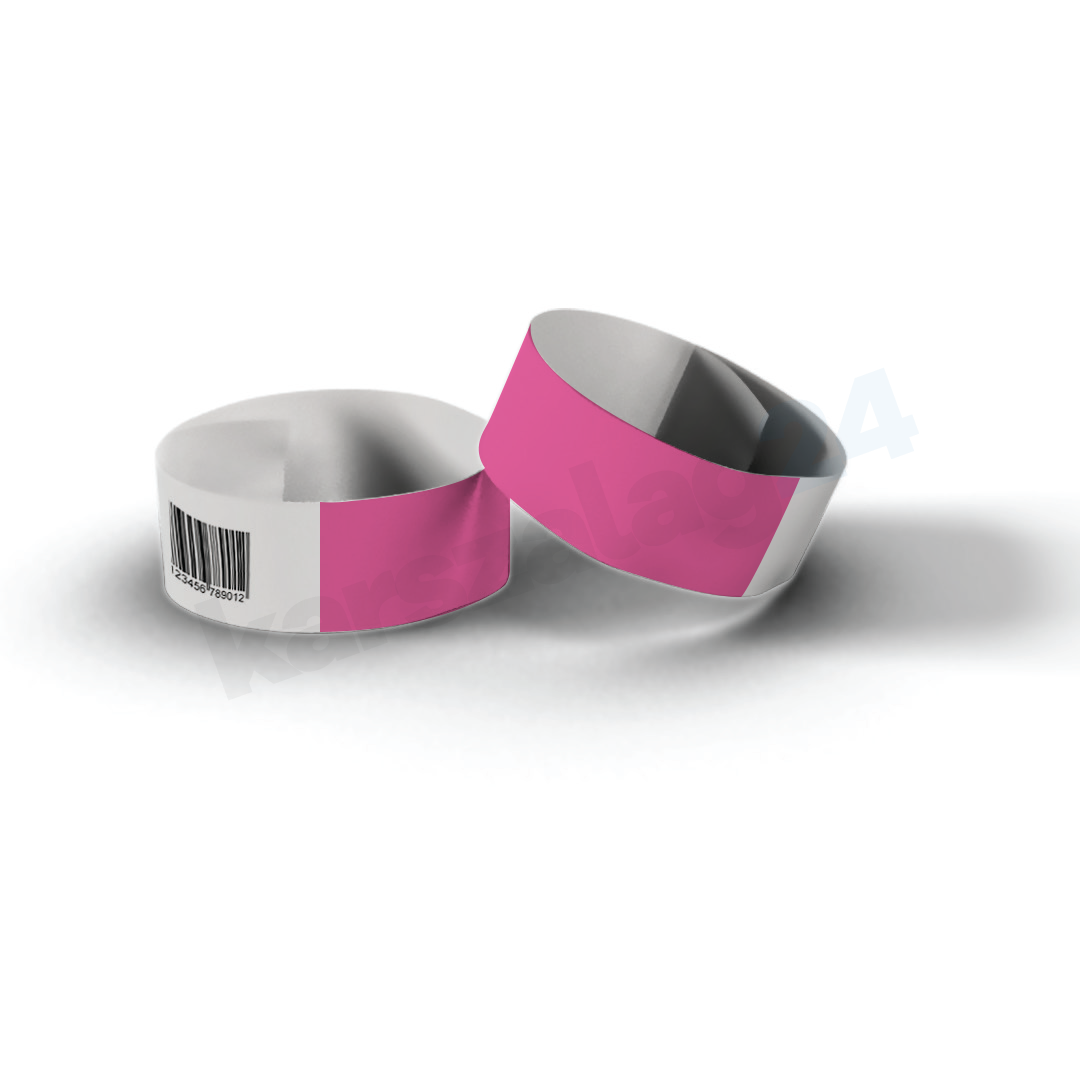 papir_karszalag_1inch_vonalkodos_egy_gyartas_karszalag24_neon_rozsaszin vonalkódos papír karszalag pink
