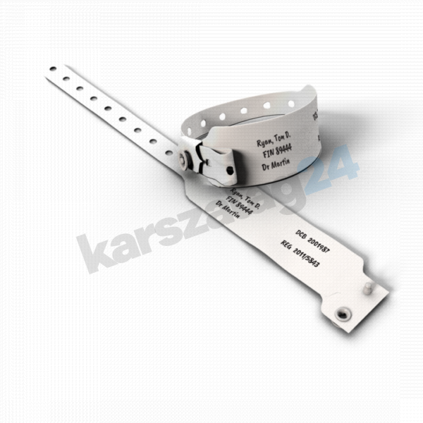 gyerek kórházi ráírós karszalag olcsón fehér