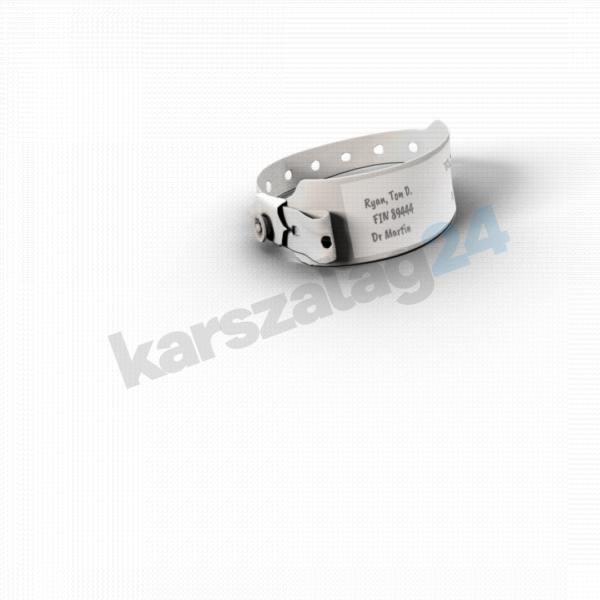 zsebes baba kórháti karszalag fehér