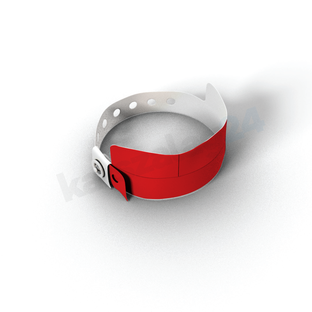 muanyag_karszalag_3-stub_02_gyartas_piros 3 kuponos műanyag karszalag olcsón piros