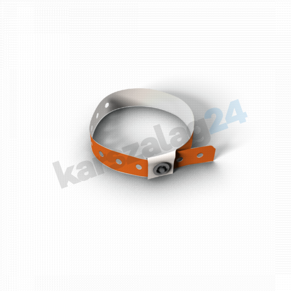 műanyag karszalag rendelés olcsón narancs