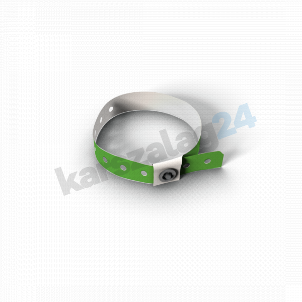 műanyag karszalag rendelés olcsón neon zöld