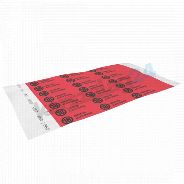 18 év alatt piros papír karszalag rendelés