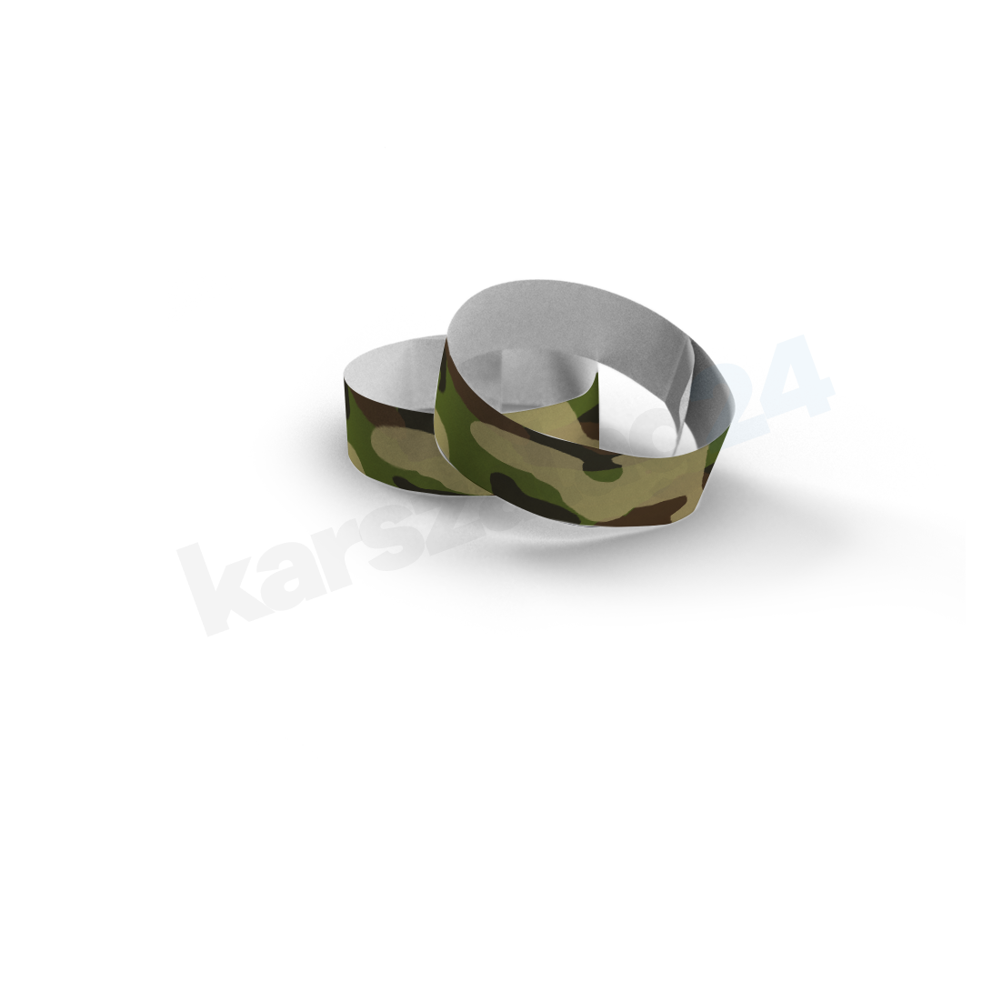 papir_karszalag_tyvek_mintas_camo_karika Camo fesztivál karszalag rendelés