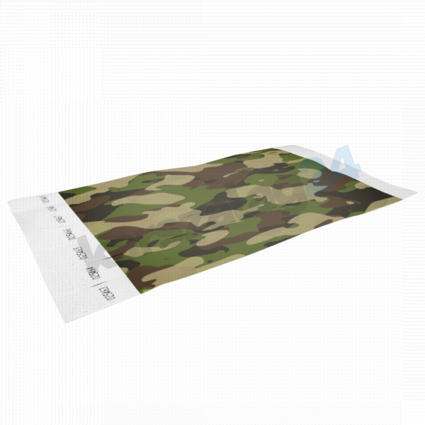 Camo fesztivál karszalag gyártás