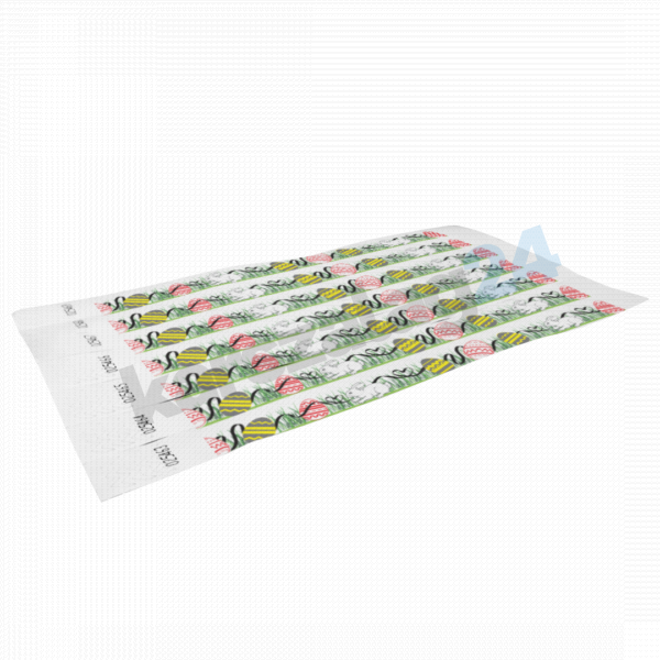 Húsvét mintás fesztivál karszalag gyártás