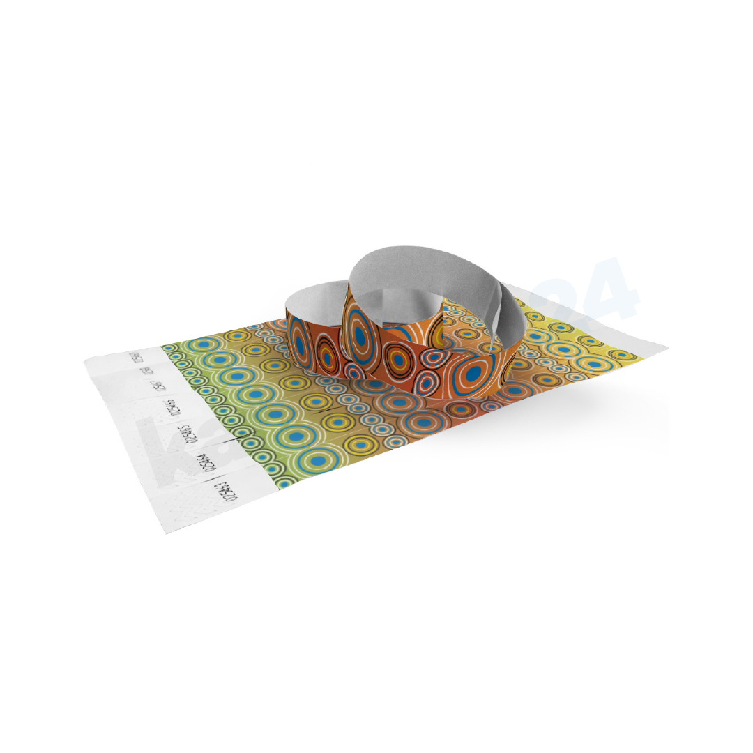 papir_karszalag_tyvek_mintas_multi-korok Körök mintás fesztivál karszalag feliratozás