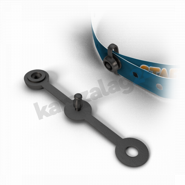 vip karszalag műanyag pattintózárral