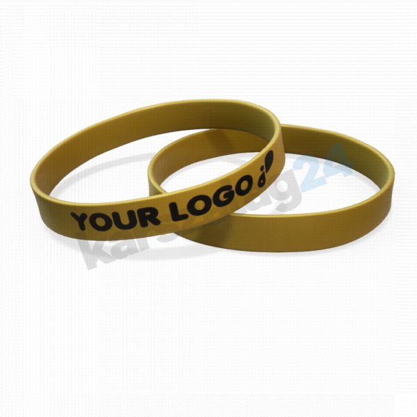 arany szilikon karkötő feliratozás