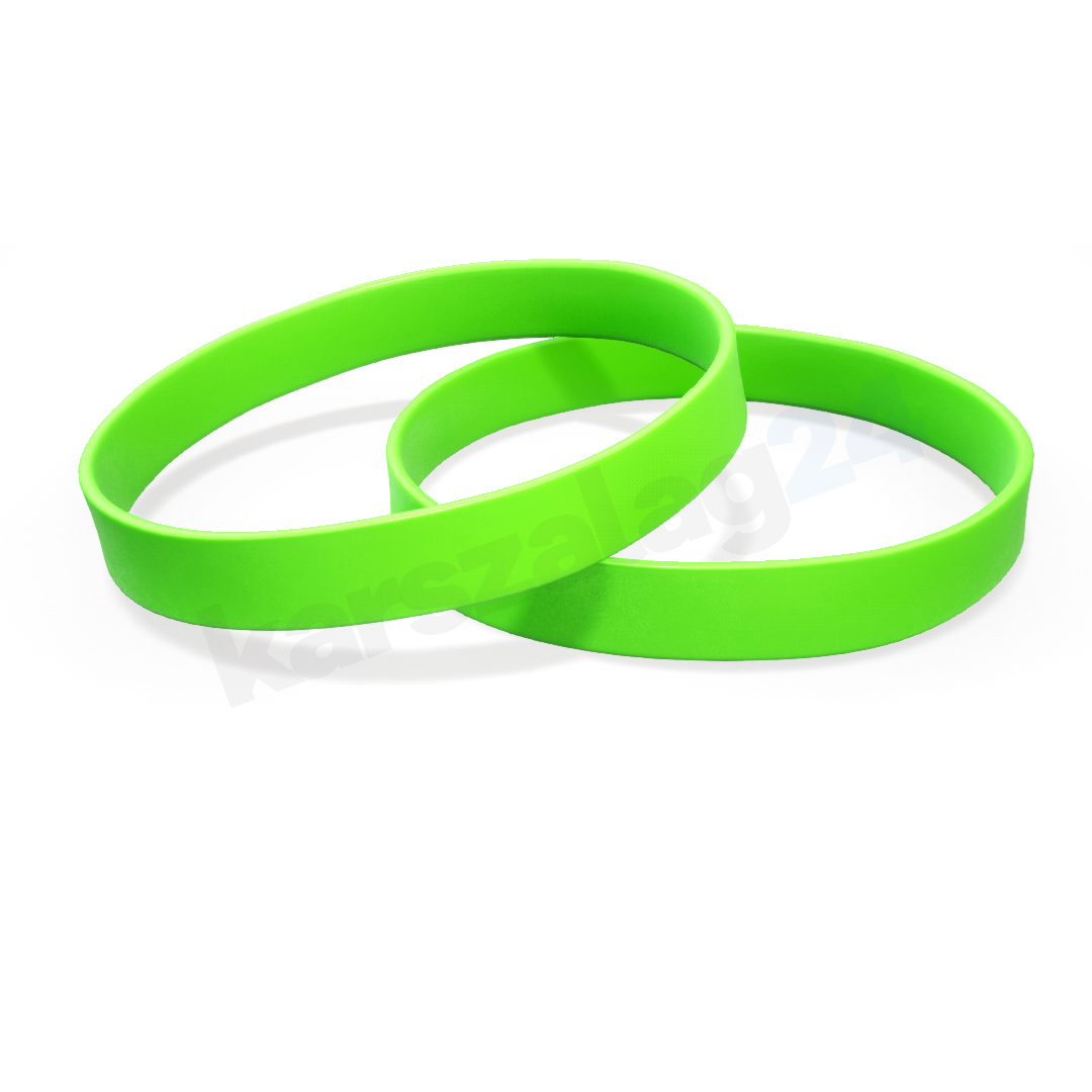 szilikon_karkoto_szines_vzold_kettes neon zöld szilikon karszalag