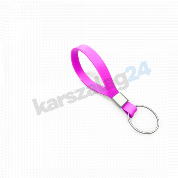 szilikon kulcstartó lila