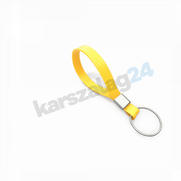 szilikon kulcstartó narancs