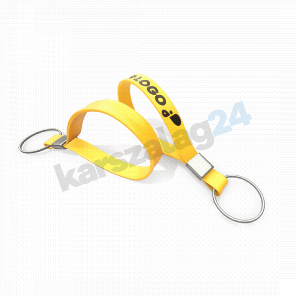 szilikon kulcstartó feliratozás narancs