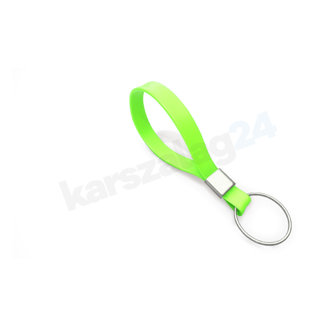 szilikon_kulcstarto_karszlagok_vzold-egyes szilikon kulcstartó világos zöld